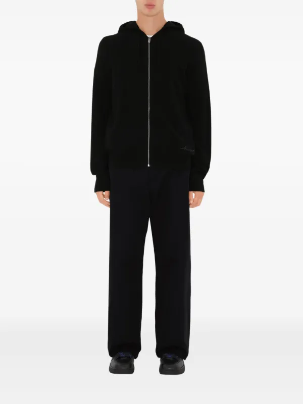 Burberry zip-up Hoodie | Black | FARFETCH