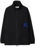 Burberry logo-print funnel-neck jacket - Black