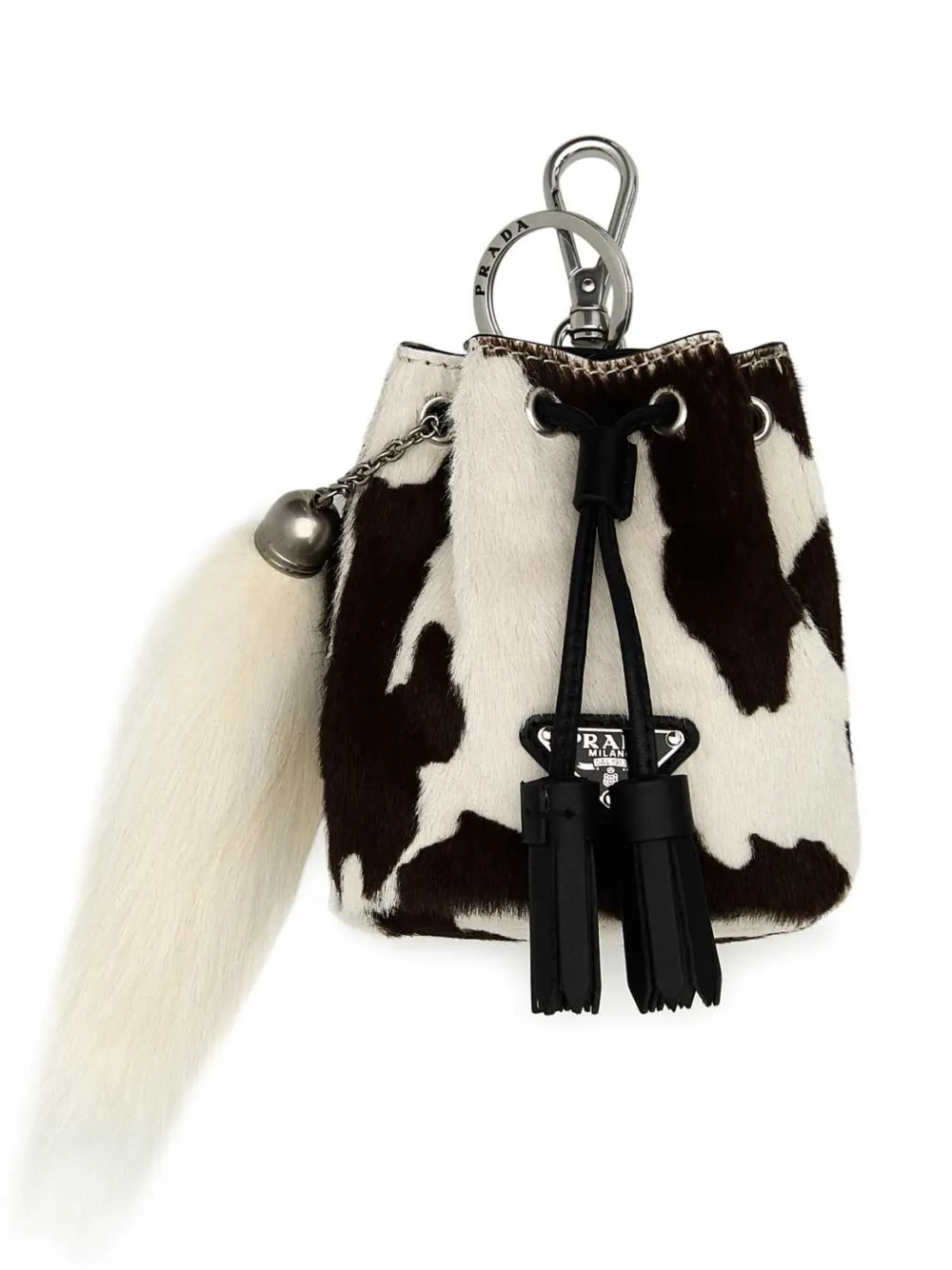 Prada bucket bag keyring | White | Image 1