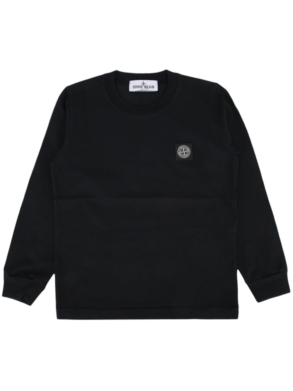 Stone Island Junior cotton t-shirt Zwart