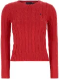 Polo Ralph Lauren cable-knit cotton sweater - Red