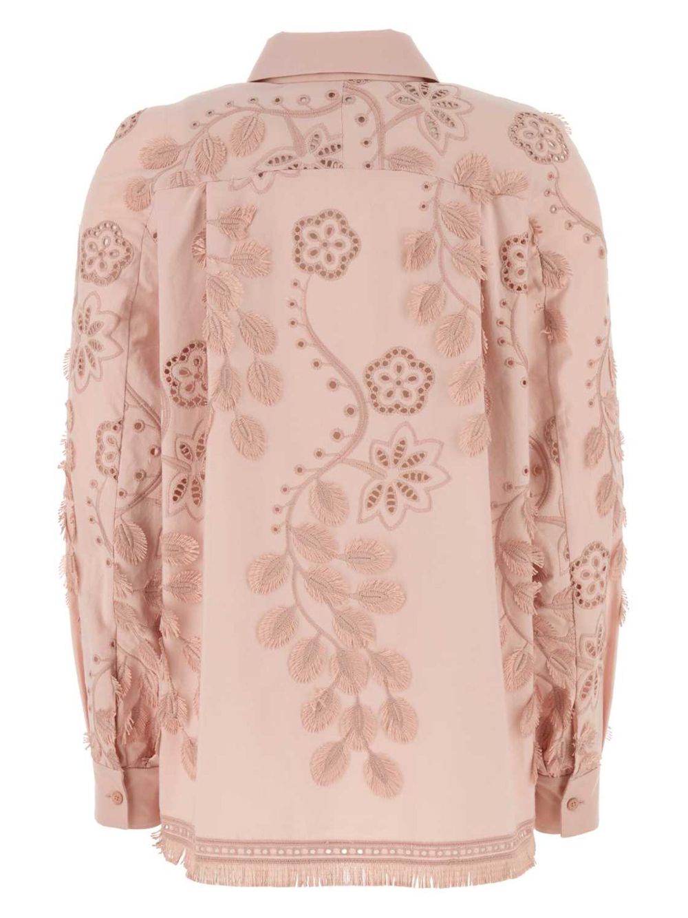 Alberta Ferretti Popeline blouse - Roze