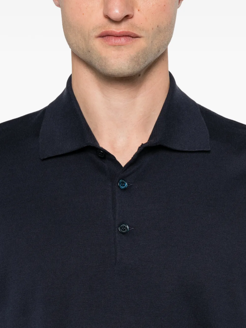 Brunello Cucinelli Katoenen poloshirt Blauw