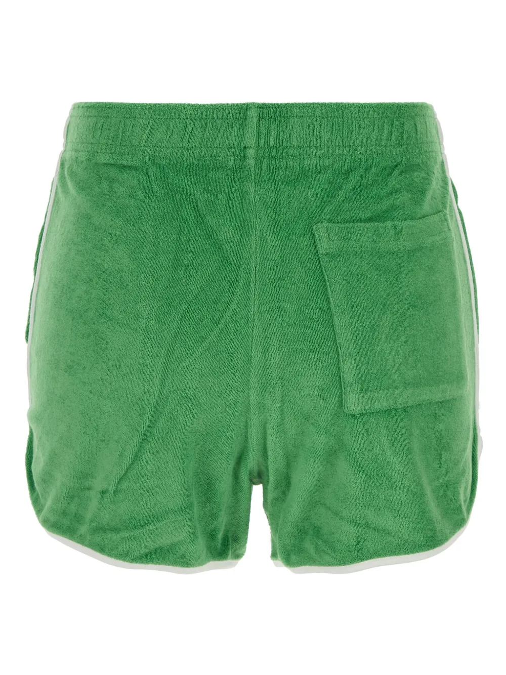 Sporty & Rich contrasting-trim shorts - Groen