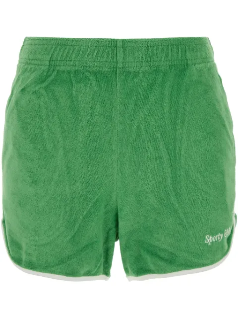 Sporty & Rich contrasting-trim shorts
