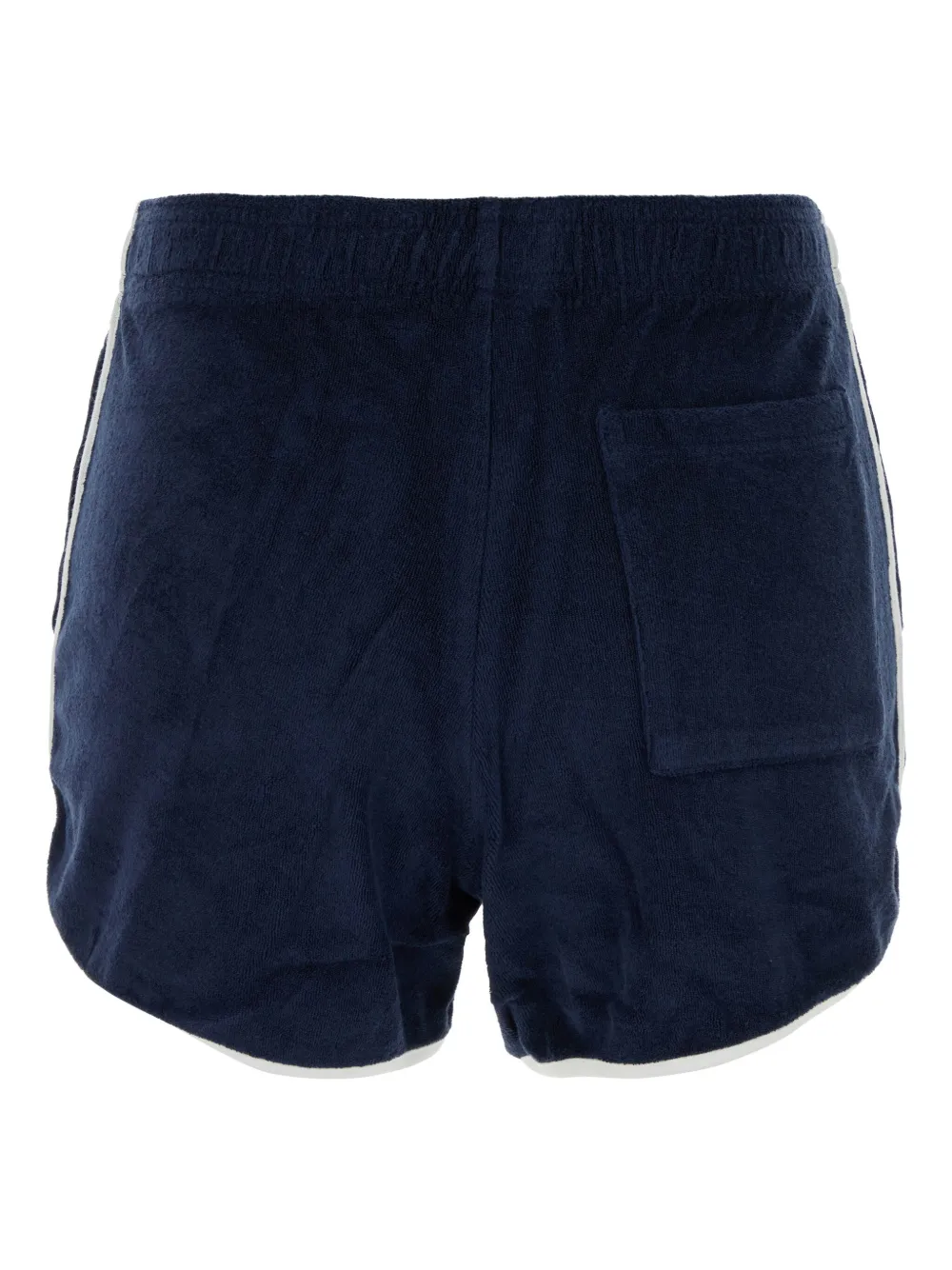 Sporty & Rich contrasting-trim shorts - Blauw