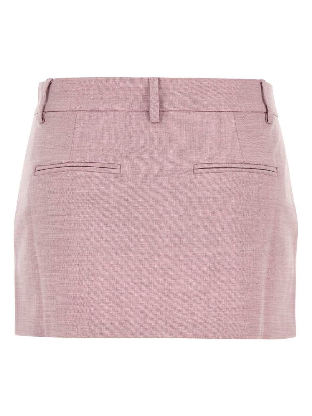 THE ANDAMANE Mini-rok met geplooid detail - Roze