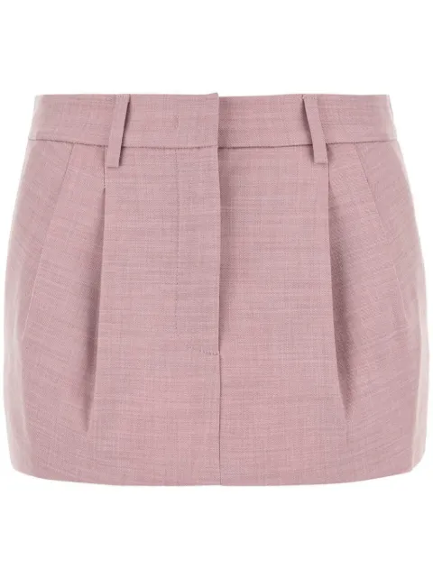 THE ANDAMANE falda midi con detalle plisado