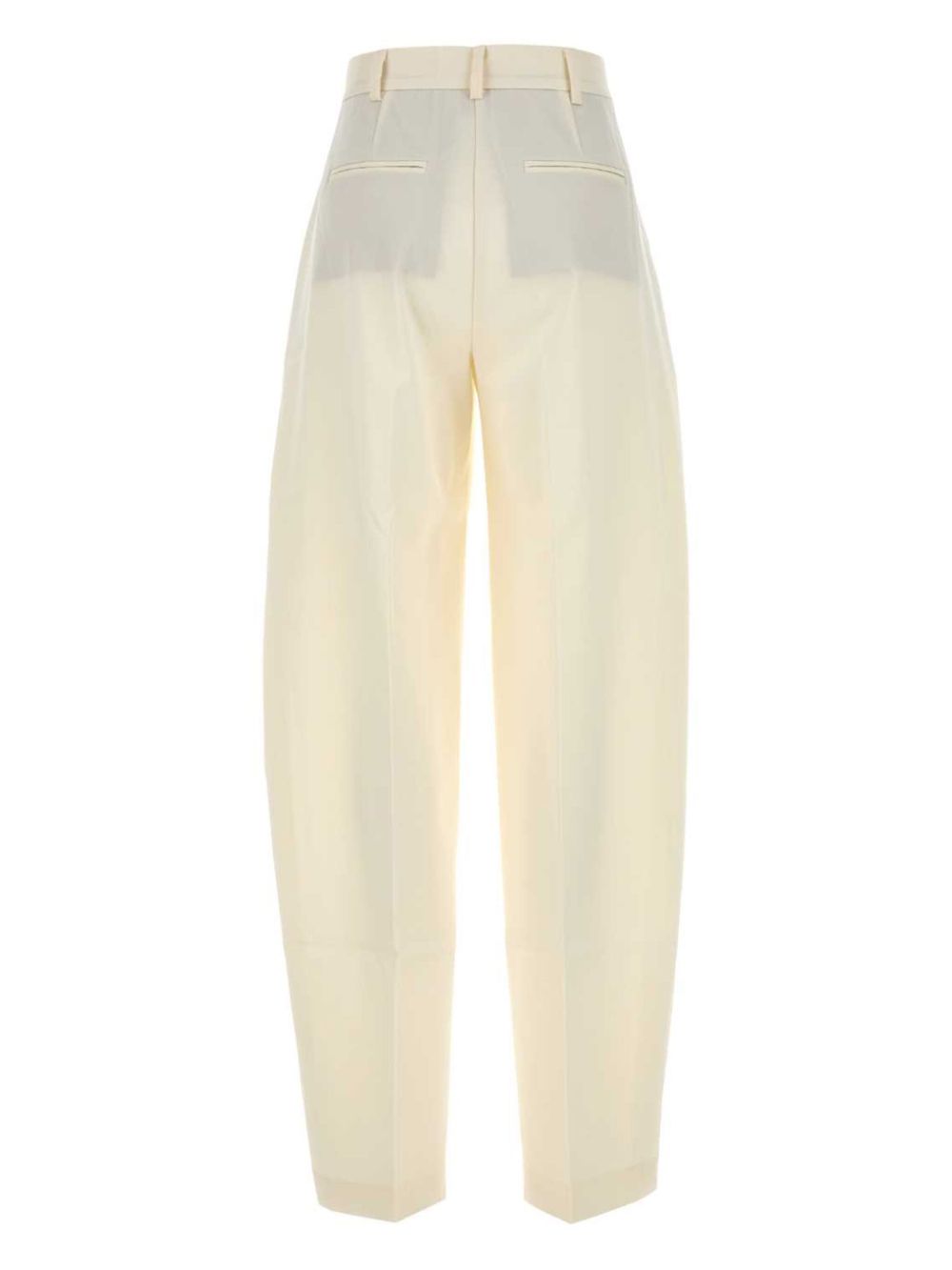 THE ANDAMANE Ivory gabardine broek - Beige