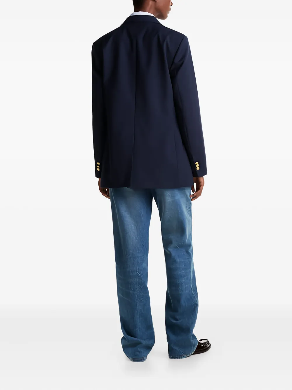 Tommy Hilfiger Blazer met enkele rij knopen Blauw