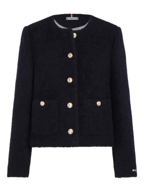 Veste à coupe crop - Tommy Hilfiger - Modalova