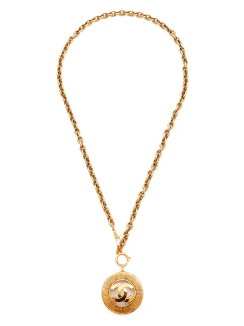 Collier à pendentifs CC (années 1980) - CHANEL Pre-Owned - Modalova