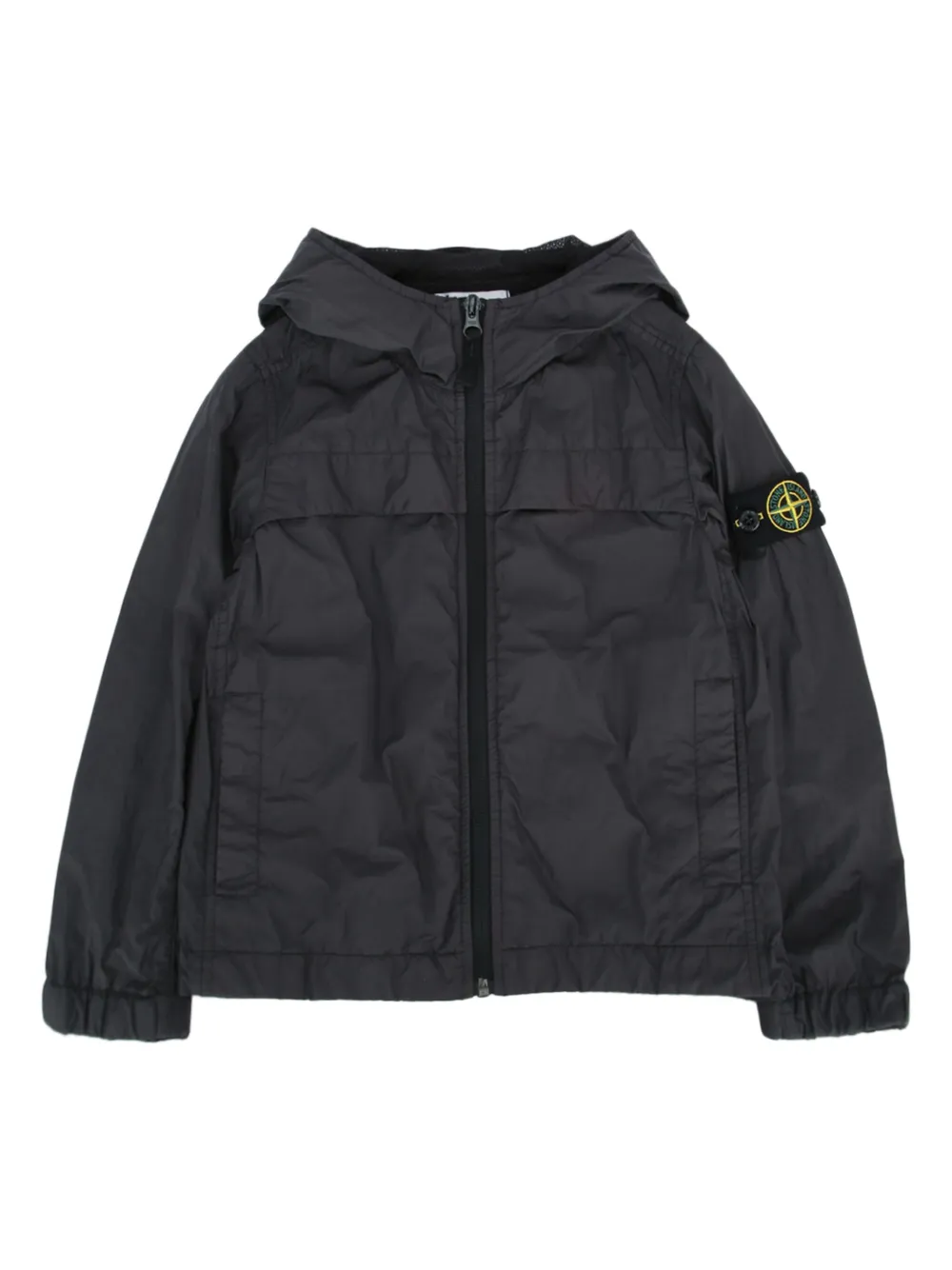 Stone Island Junior Jack met Compass-logopatch Grijs