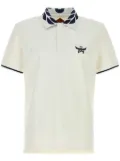 MCM logo-embroidered polo shirt - Neutrals