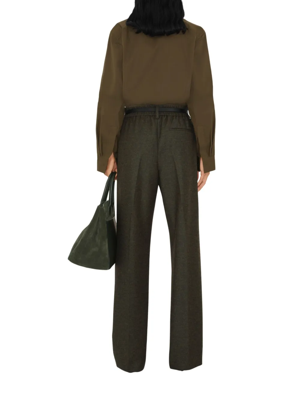 Burberry Wollen pantalon Groen