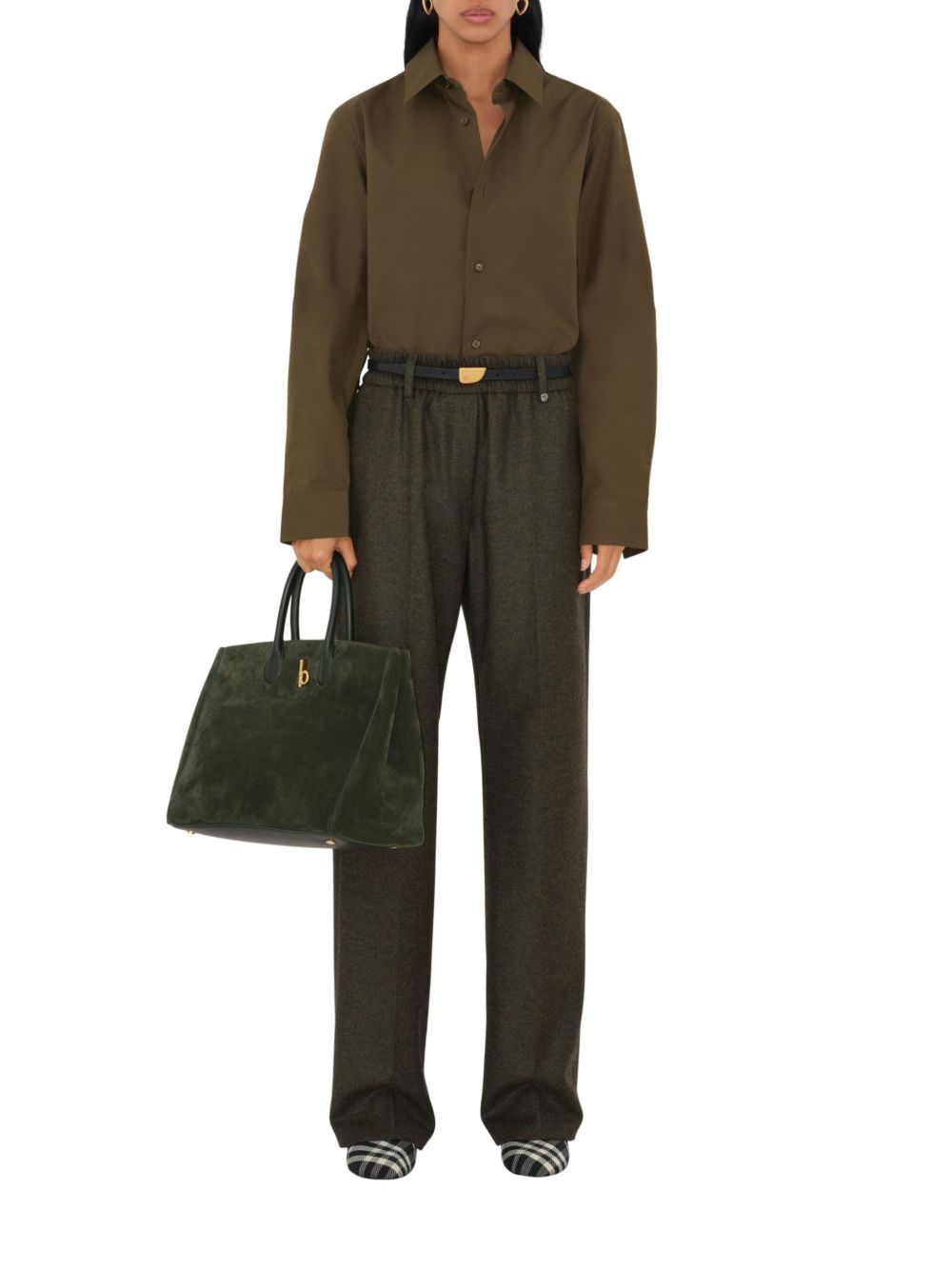 Burberry wool trousers - Groen