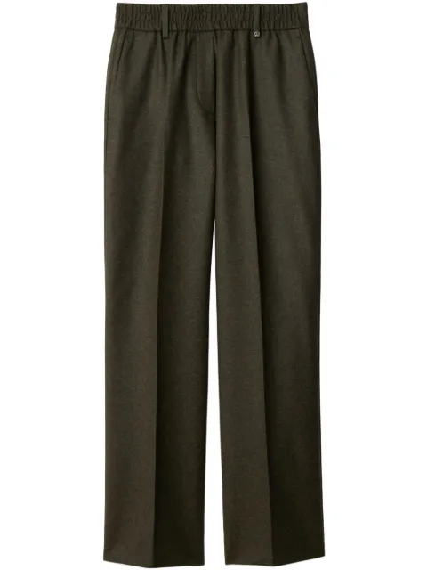 Burberry pantalones con dobladillo vuelto