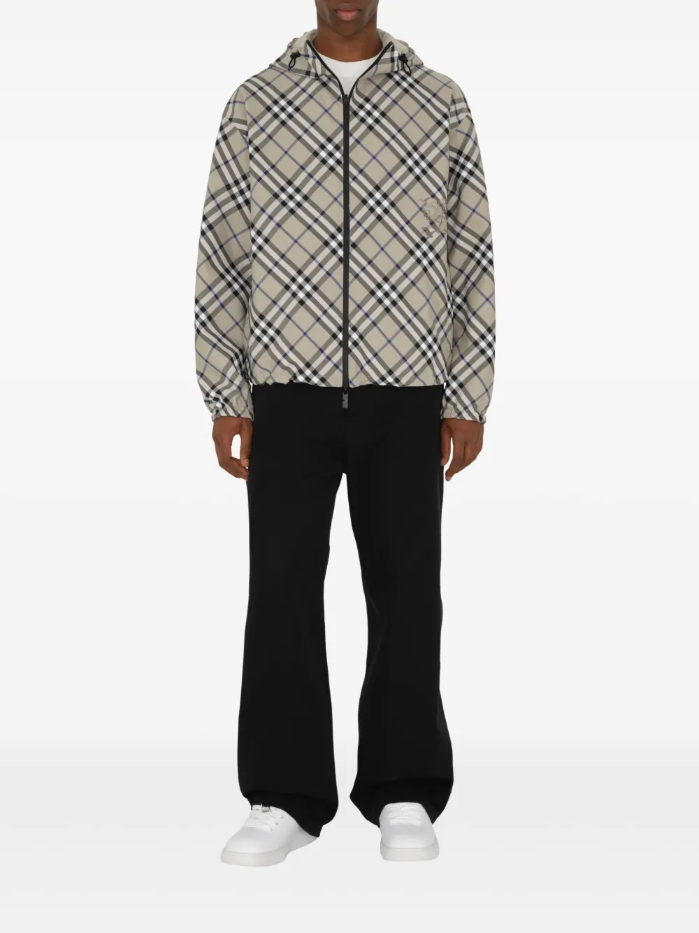 Burberry checked reversible hooded jacket | Hooded Jackets | Image 2