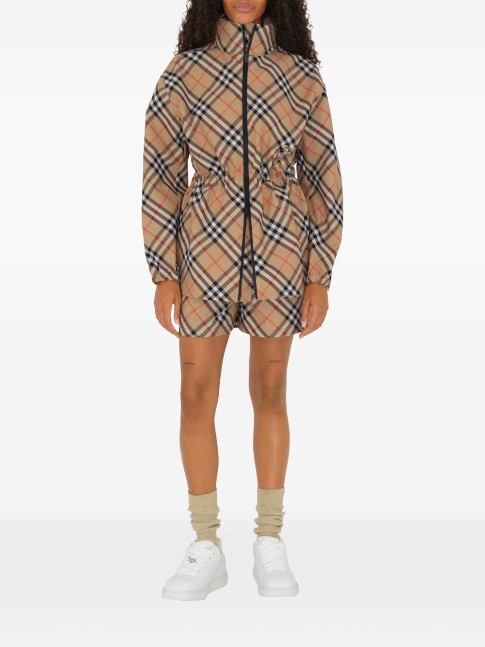 Burberry checked jacket - Beige