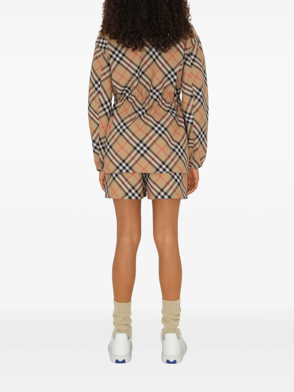 Burberry Geruit jack Beige