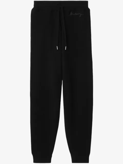 Burberry Pantaloni sportivi con ricamo