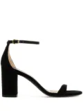 Stuart Weitzman 75mm Nudist Block sandals - Black