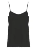 Fabiana Filippi dentelle-trim top - Black