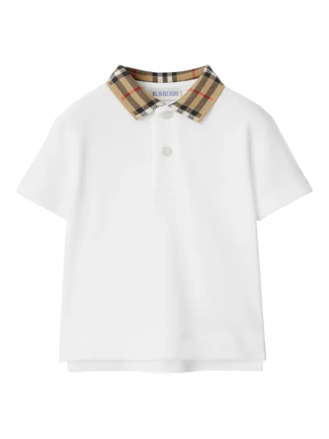 Burberry Kids cotton polo shirt