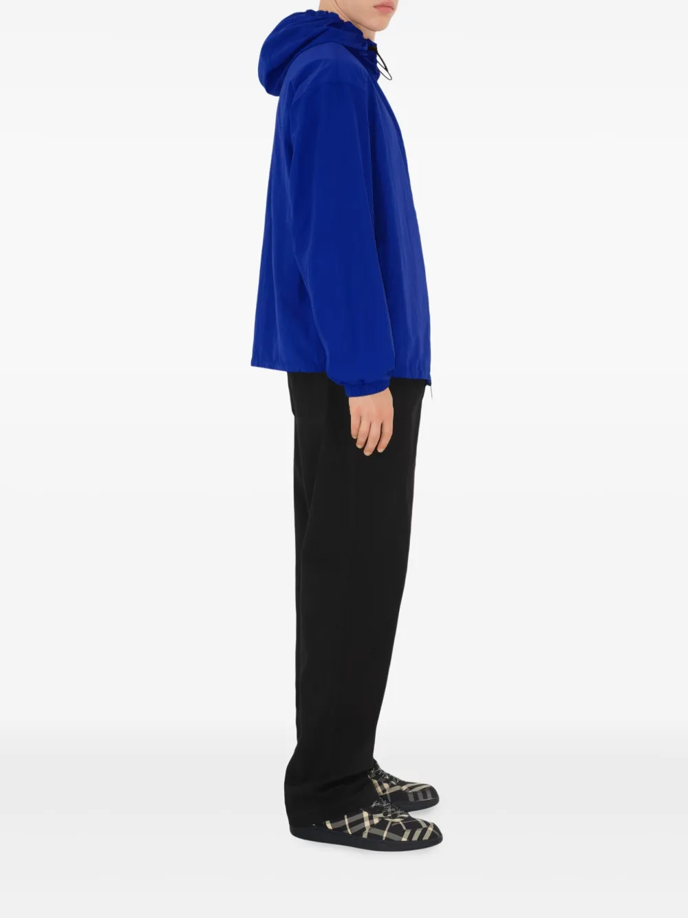  Burberry Signature Knight Motif Jacket - Blue 