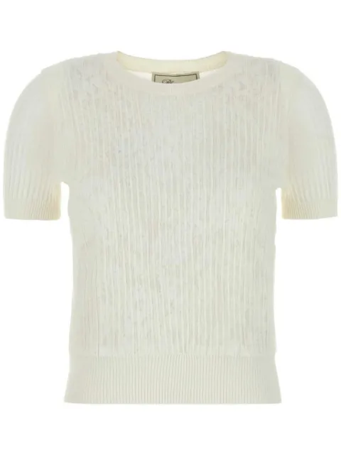 Blumarine ribbed-knit T-shirt