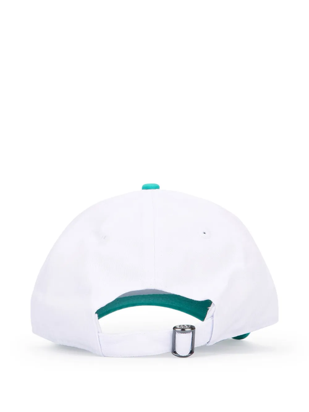 Sporty & Rich embroidered cotton cap - Wit