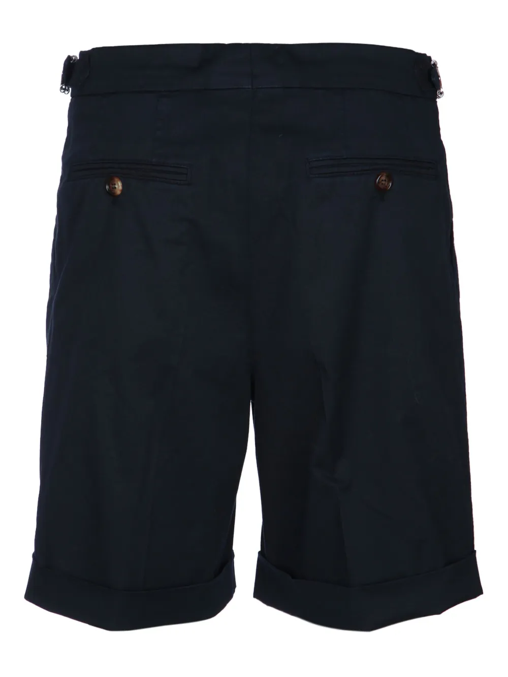 Brunello Cucinelli dyed bermuda shorts - Blauw