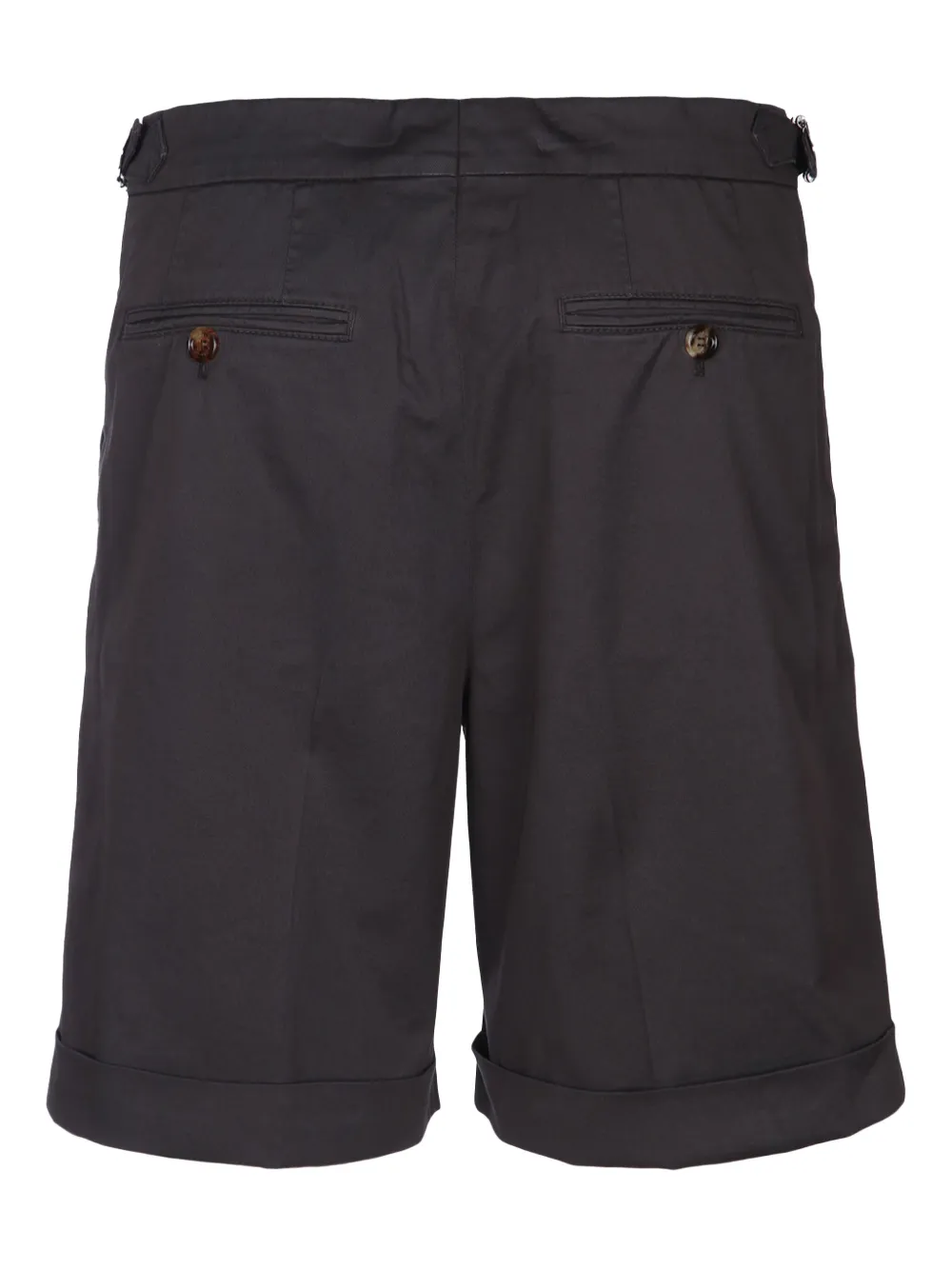 Brunello Cucinelli dyed bermuda shorts - Zwart