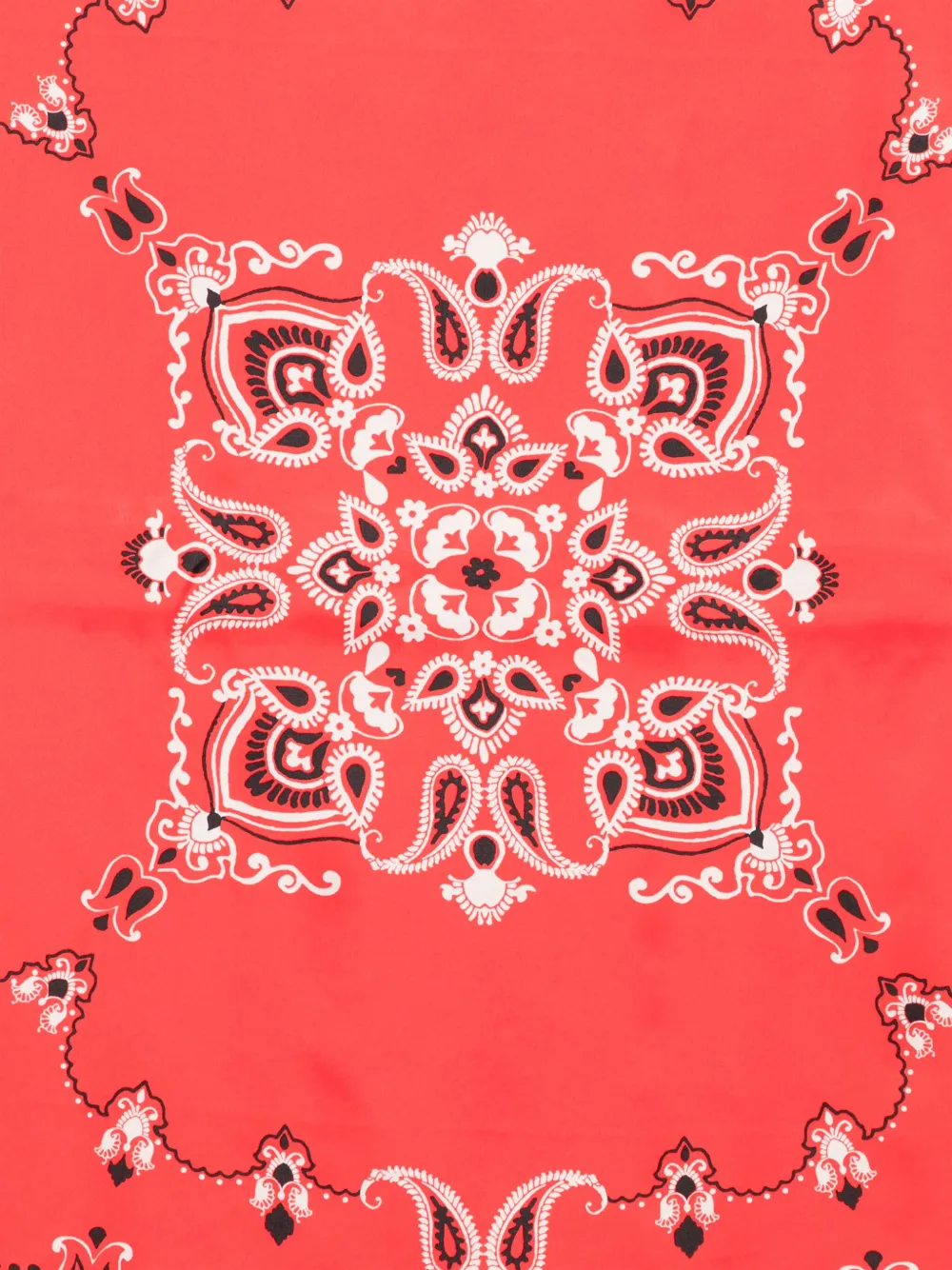 SANDRO Sjaal met print - Rood
