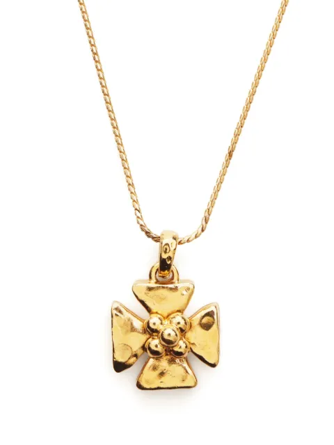 Saint Laurent Pre-Owned 2000s Flower necklace