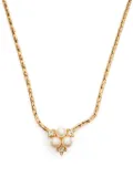 Christian Dior Pre-Owned 2000s faux-pearl neckalce - Gold