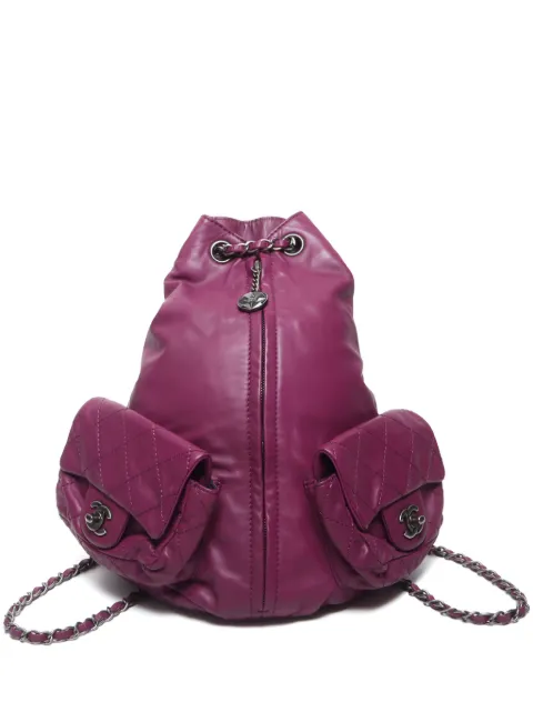CHANEL Pre-Owned 2013 flap-pocket backpack