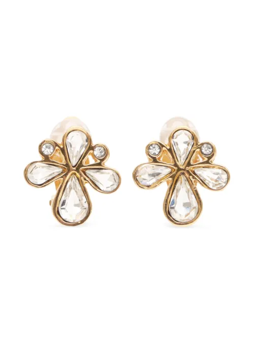 Boucles d'oreilles Flower (années 2000) - Saint Laurent Pre-Owned - Modalova