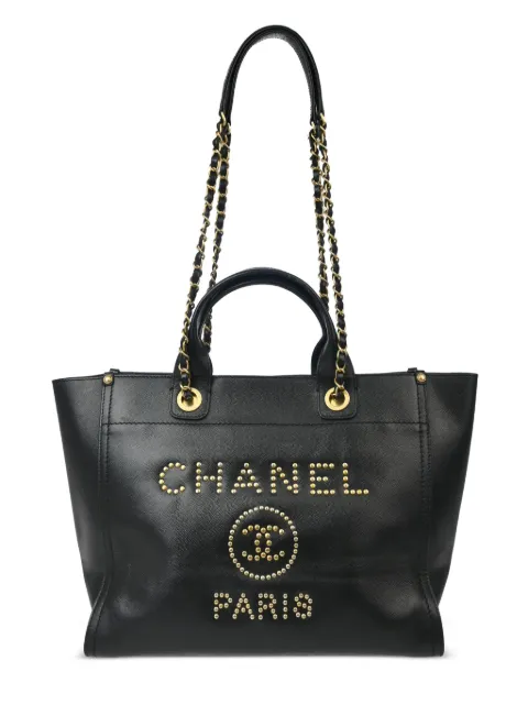 CHANEL Pre-Owned 2019 small Deauville two-way bag