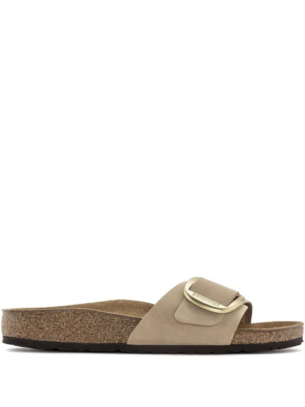 Birkenstock Madrid Big Buckle slides Neutrals