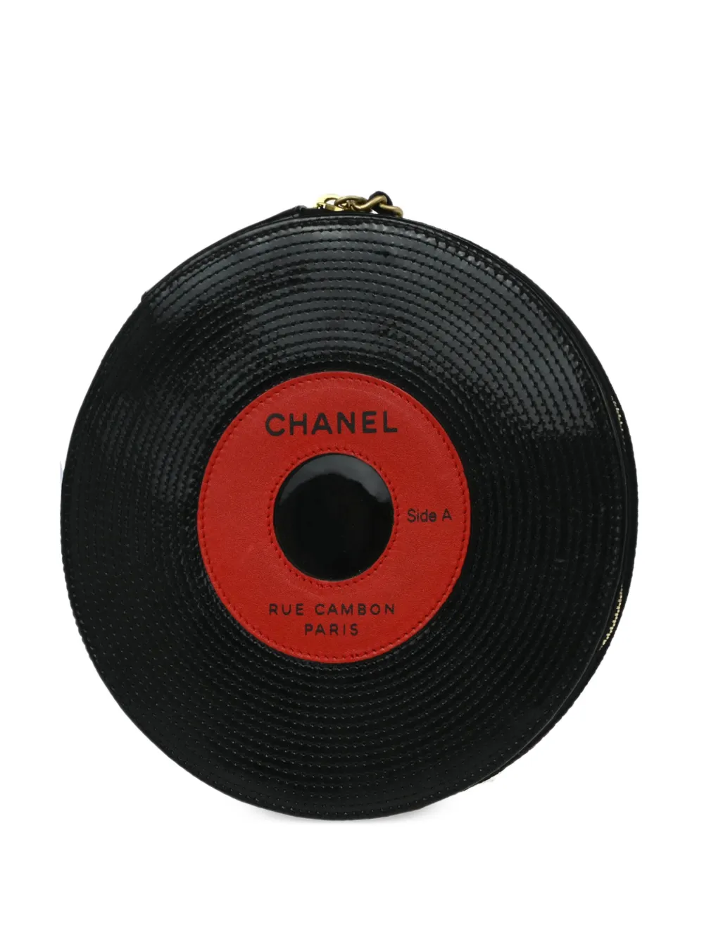 CHANEL Pre-Owned 2003 Record clutch - Zwart