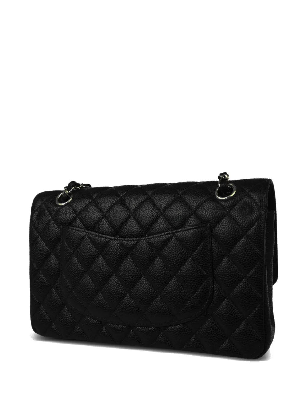 CHANEL Pre-Owned 2009 medium Double Flap schoudertas - Zwart