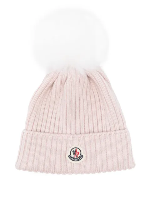 Moncler Enfant ribbed beanie 