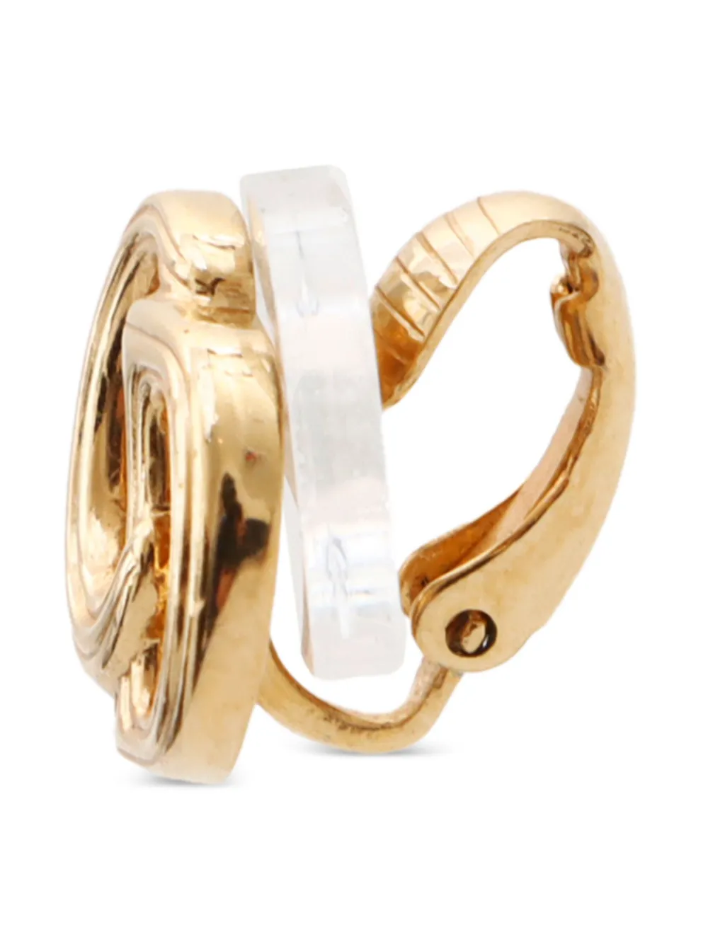 Christian Dior Pre-Owned 2000s CD oorclips - Goud