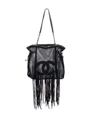 CHANEL Pre-Owned 2003 Sports Line Duffle Gym Bag | Black | FARFETCH