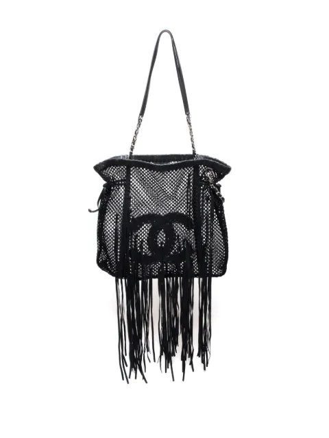 CHANEL Pre-Owned 2009-2010 CC mesh handbag FF11685 - 0