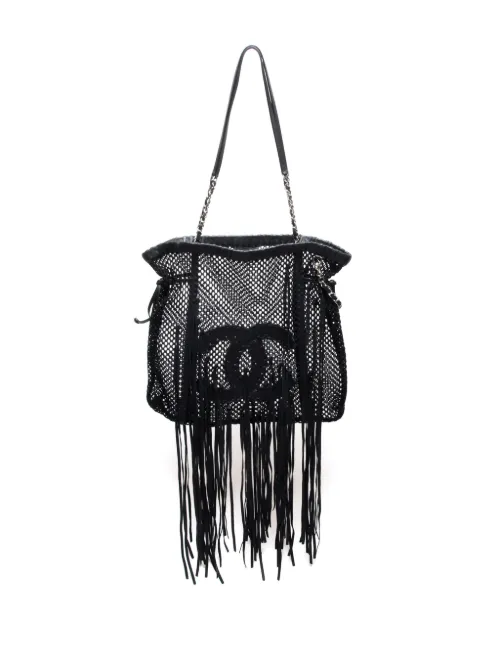 Sac à main à logo CC (2009-2010) - CHANEL Pre-Owned - Modalova