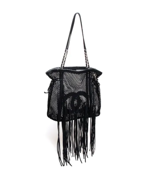 CHANEL Pre-Owned 2009-2010 CC mesh handbag FF11685 - 2