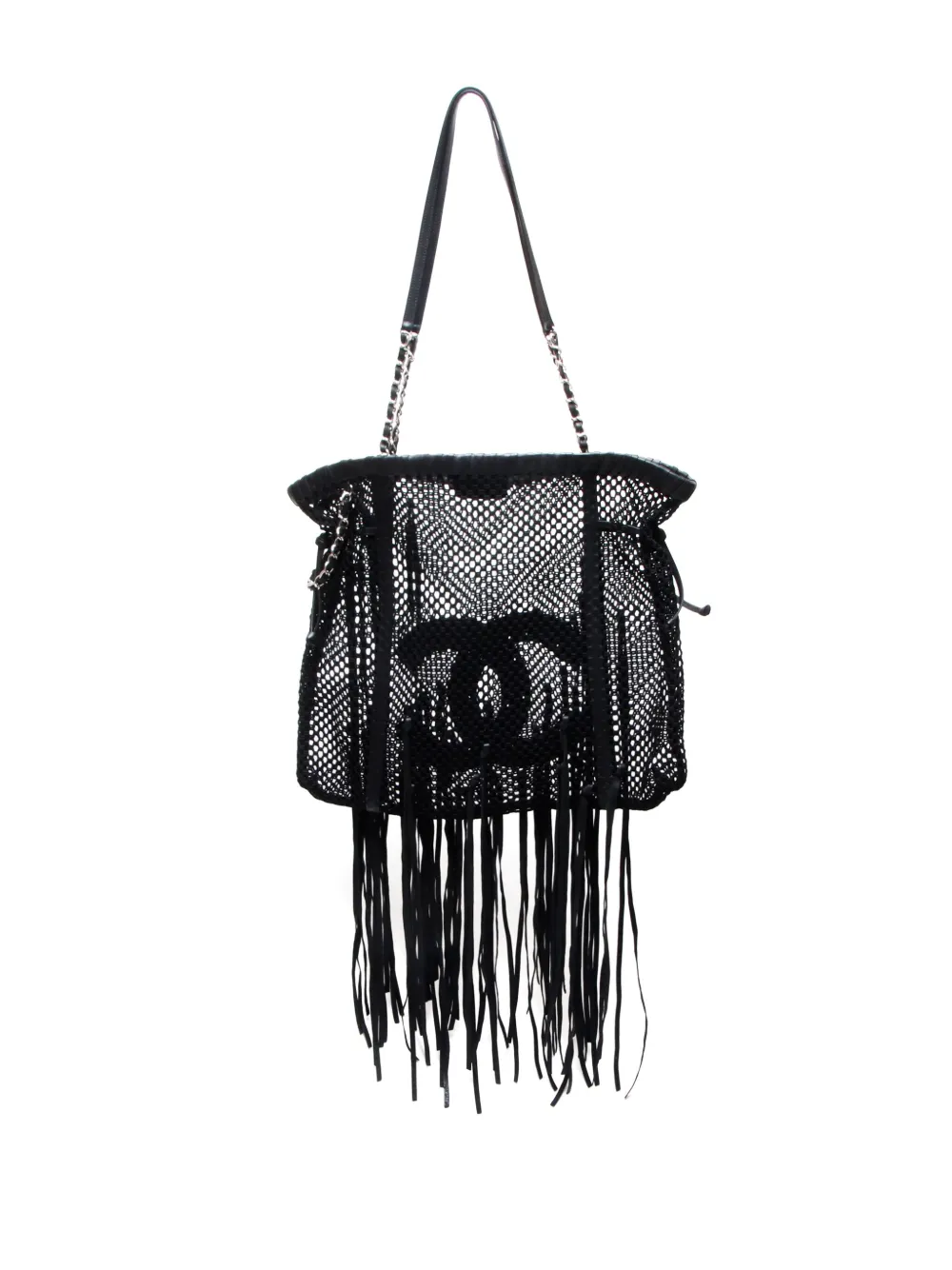 CHANEL Pre-Owned 2009-2010 Mesh-Handtasche mit CC | Pre-owned & Archive | Image 2