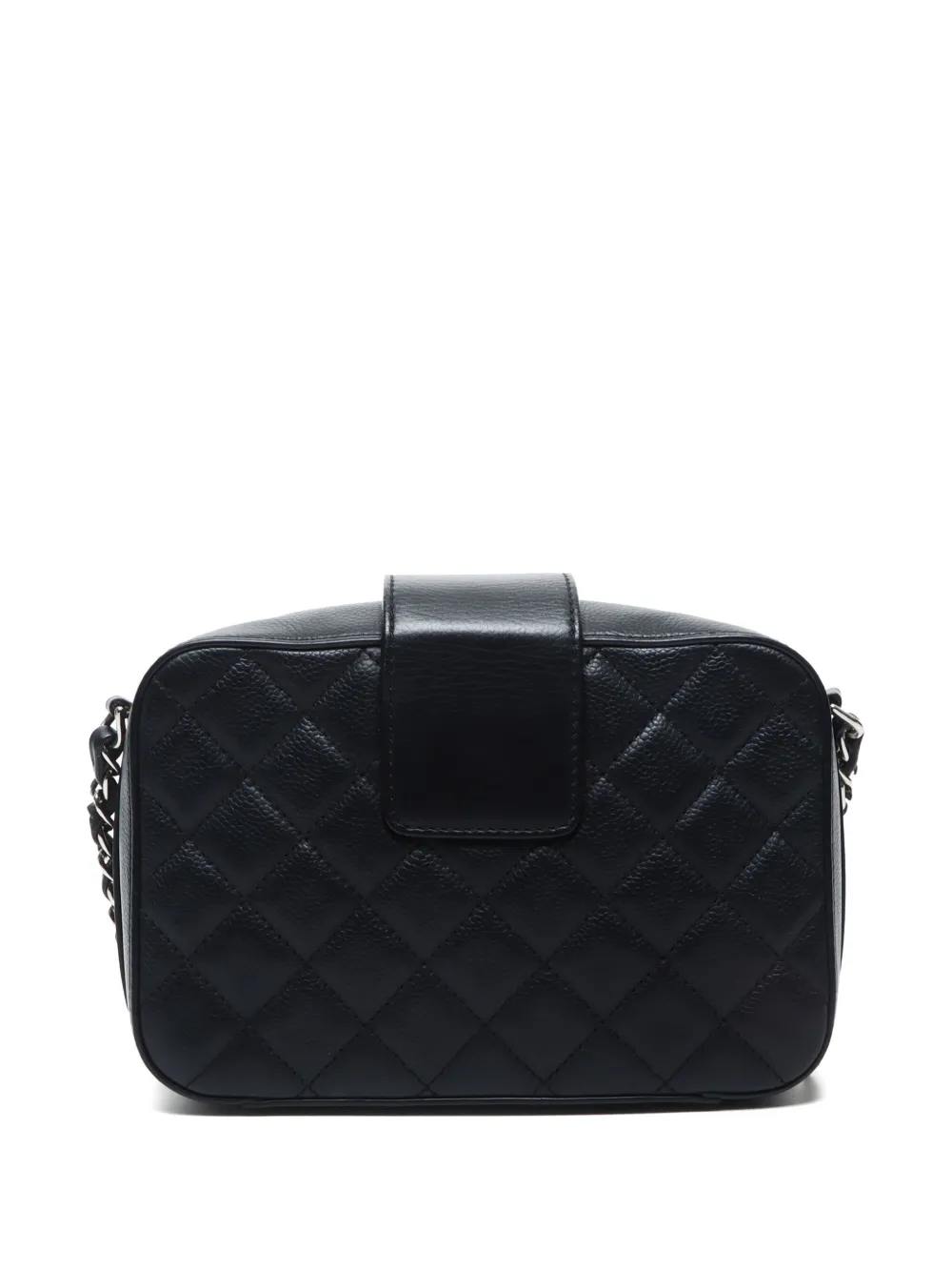 CHANEL Pre-Owned 2017-2018 CC gewatteerde schoudertas - Zwart